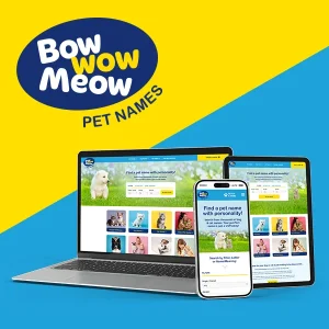 Bow Wow Meow Pet Names - Website Design