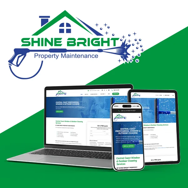 Shine Bright NSW - Website Design